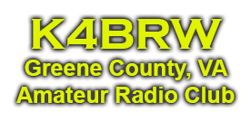 GCVARC - Greene County Virginia Amateur Radio Club - K4BRW